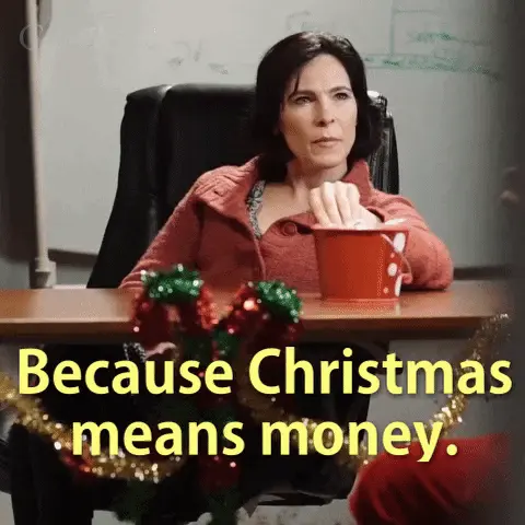 Christmas means money meme
